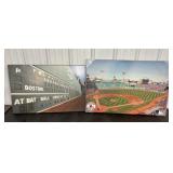 (2) BOSTON RED SOX FENWAY PARK CANVAS PRINTS