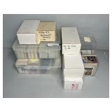 (9) CONTAINERS HOCKEY CARDS, SETS & MIXED