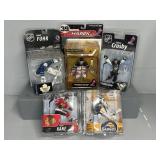 (5) MCFARLANE HOCKEY FIGURINES