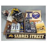 BUFFALO SABRES HELMET, FIGURES, COLLECTILBES, MORE