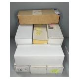 (8) CONTAINERS FOOTBALL CARDS - MIXED & SETS