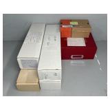 (6) BOXES OF FOOTBALL CARDS - SETS & MIXED