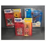 JULIUS ERVING MCFARLANE FIGURINE, (2) ADDL FIGURES