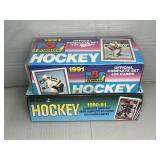 91 BOWMAN HOCKEY (SEALED), O-PEE-CHEE 90-91 HOCKEY