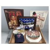ASST. BASEBALL COLLECTIBLES, WALL PLAQUES, PLATES