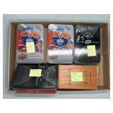 ASST. HOCKEY CARDS IN TINS - MOSTLY NEWER