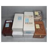 (7) CONTAINERS HOCKEY CARDS - MIXED