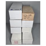 (8) BOXES FOOTBALL CARDS - SETS & MIXED