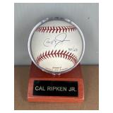 CAL RIPKEN JR 2007 HOF AUTOGRAPHED BASEBALL