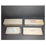 (4) BOXES FOOTBALL CARDS