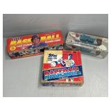 (3) BASEALL CARD SETS - (2) FACTORY SEALED