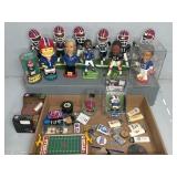 (12) BUFFALO BILLS BOBBLEHEADS, OTHER COLLECTIBLES