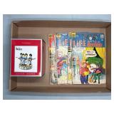(4) ARCHIE COMIC BOOKS, BEATLES ORNAMENT