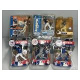 (6) BASEBALL MCFARLANE & IMPORT DRAGONS FIGURES