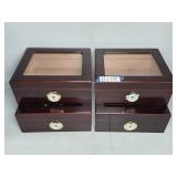 (4) HUMIDITY-SENSITIVE DISPLAY BOXES