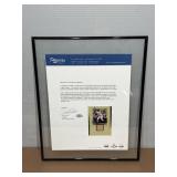 DEREK JETER GAME-USED BAT CARD W/ AUTO - STEINER