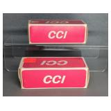 1 FULL, 1 PARTIAL BOXES CCI NO. 350 PISTOL PRIMERS