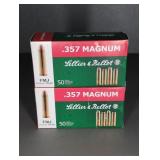 2 BOXES SELLIER & BELLOT 357 MAG., 158 GR. FMJ