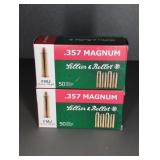 2 BOXES SELLIER & BELLOT 357 MAG., 158 GR. FMJ