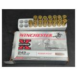 WINCHESTER SUPER X 15 RDS OF 243, 100 GR