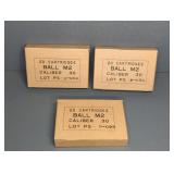 3 BOXES  OF 30-06 CAL. (30 CAL. BALL M2)