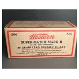 500RND BOX VINTAGE WESTERN SUPER-MATCH MARK II 22
