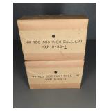 2 BOXES OF 303 BRITISH, 48 RNDS PER BOX