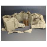 BANDOLEER OF 70 RNDS 8MM MAUSER IN STRIP CLIPS