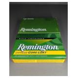 2 BOXES REMINGTON 35 WHELEN, 200 GR., CORE-LOKT
