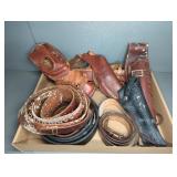 LEATHER HOLSTERS AND BELTS