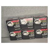 6 BOXES WOLF 7.62 X 39 MM, 122GR., HP