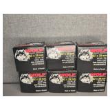 6 BOXES WOLF 7.62 X 39 MM, 122GR., HP