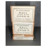 3 BOXES 30-06 CAL. (30 CAL BALL M2)