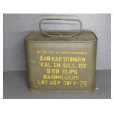 SPAM CAN OF 240 RNDS 30 CAL. BALL M2 IN BANDOLEERS