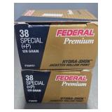FEDERAL  38 SPECIAL - HYDRA SHOK  129 GR