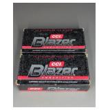 2 BOXES CCI BLAZER 40 S&W, 180GR., FMJ