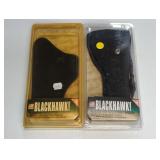 2 BLACKHAWK NYLON RIGHT HAND HOLSTERS