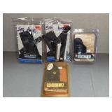 4 SMALL AUTOMATIC PISTOL HOLSTERS