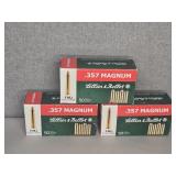 3 BOXES SELLIER & BOLLET 357 MAG., 158 GR.