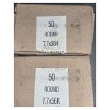 2 BOXES 50 RNDS 303 BRITISH (7.7X56R R1M3)