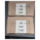 2 BOXES 50 RNDS 303 BRITISH (7.7X56R R1M3)