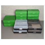 18 PLASTIC 9MM/ .380 AMMO STORAGE CASES