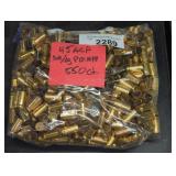 550 COUNT 45 ACP BRASS CASINGS (FIRED)