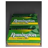 2 BOXES REMINGTON 25-06 REM., 100-120GR. CORE-LOKT