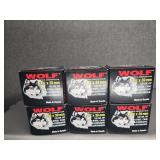 6 BOXES WOLF 7.62 X 38MM, 122GR. HP