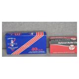 2 BOXES 40 S&W, 180GR., NBC, AMERICAN AMMUNITION