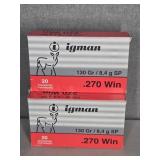 3 BOXES IGMAN 270 WIN., 130 GR., SOFT POINT