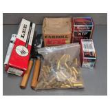 44,357,38 RELOAD BULLETS, SOLD W/ BRASS AND