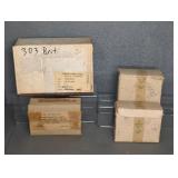 COLLECTION OF EMPTY 303 BRITISH BRASS CASINGS