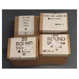 4 BOXES .308 (7.62 X 51MM), 20 ROUNDS PER BOX